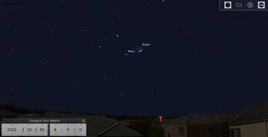 Lihat 3 Planet, Bulan dan Meteor Malam Ini