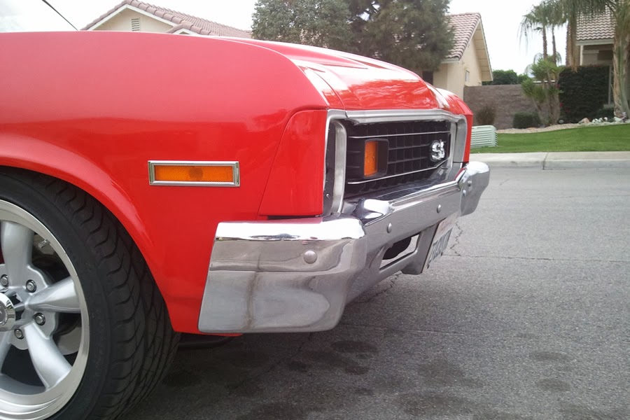 '73 Nova Custom The Front Bumper Tuck