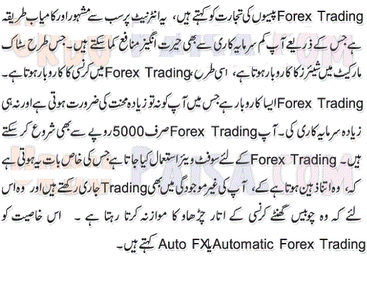 Forex trading in pakistan earn money