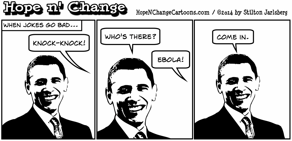 obama, obama jokes, ebola, conservative, hope n' change, hope and change, stilton jarlsberg, CDC, bus