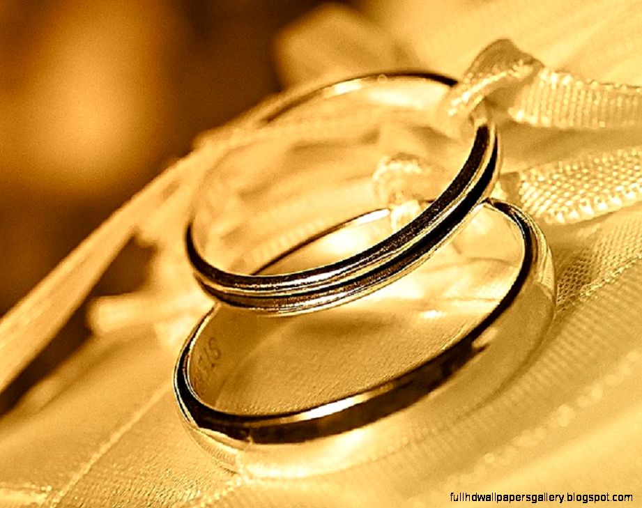 Gold Wedding Rings Free Wallpaper