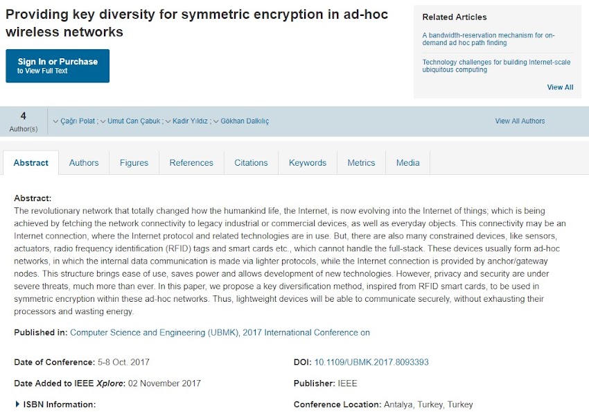 Providing key diversity for symmetric encryption in ad-hoc wireless networks