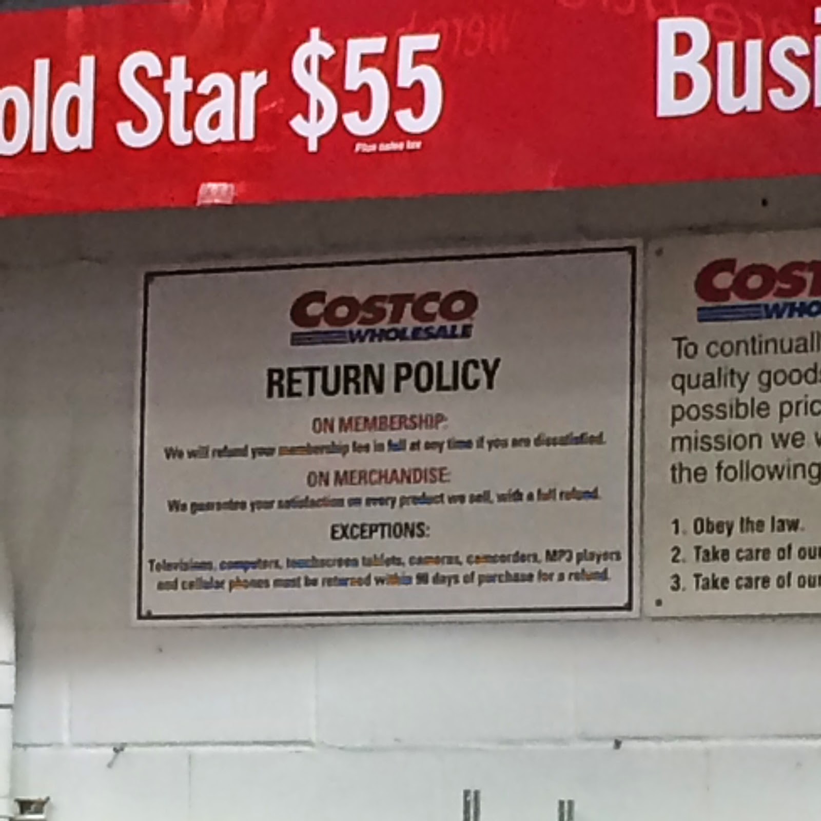 how to return something to costco