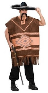 Mexican poncho costume