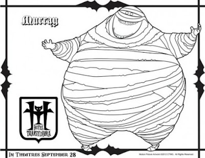 Mummy coloring pages 7