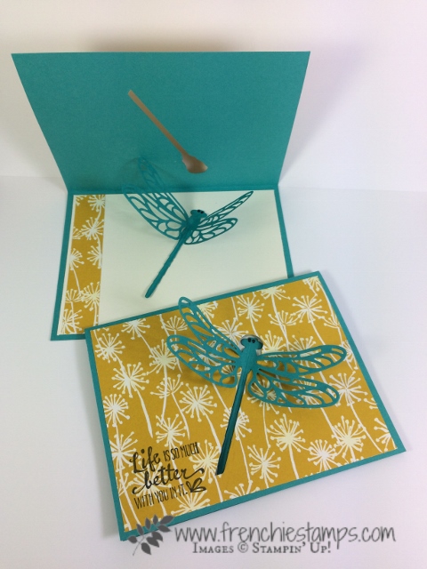 Petal Palette, Sliding Door Framlits, Sweet Cake Framelits, Moving Card, Interactive Card, Stampin'Up!