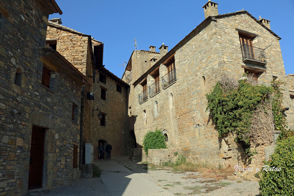 Calles de la Villa Medieval de Aínsa, Huesca