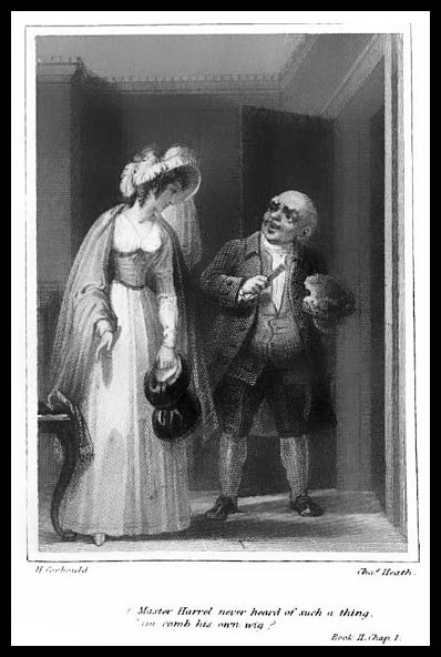Cecilia and Mr Briggs from Cecilia by Fanny Burney (1825 edition)