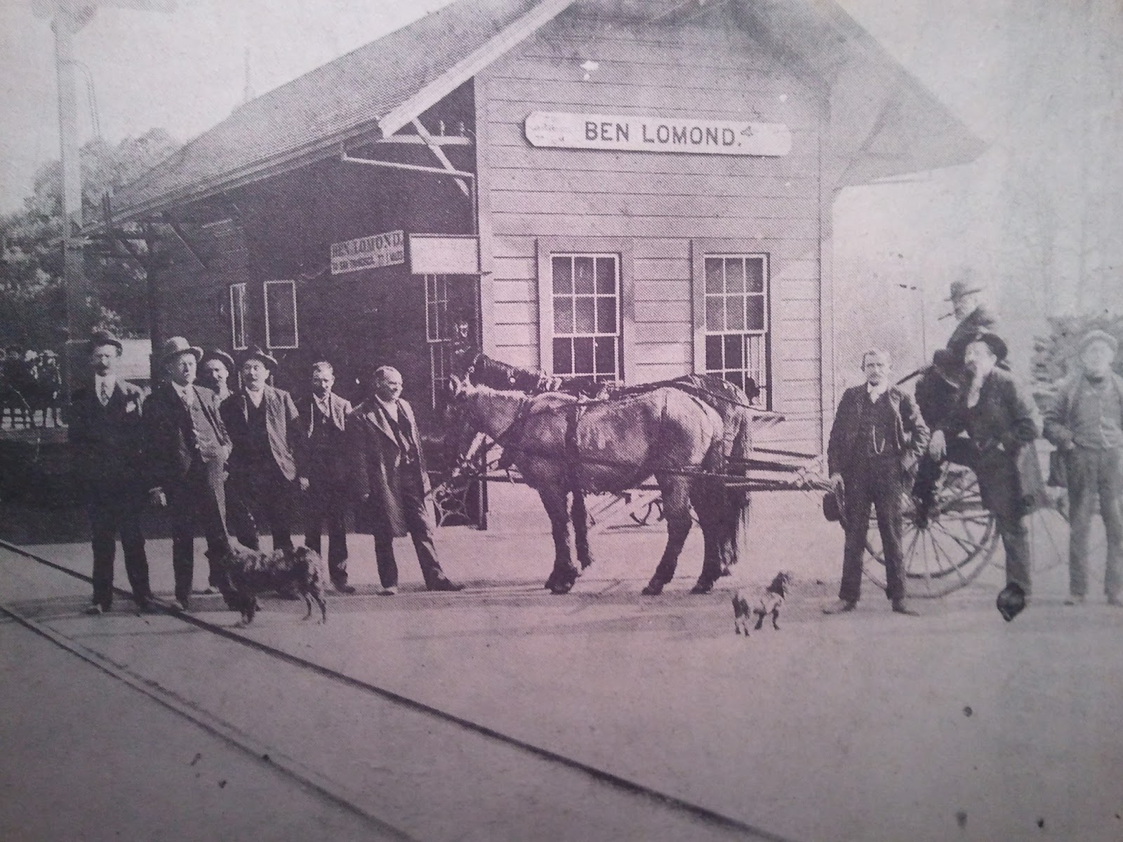 Santa Cruz Trains Railroads of the Monterey Bay Stations Ben Lomond
