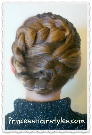 Holiday Hairstyles Swirling Braids Updo Hairstyles For Girls