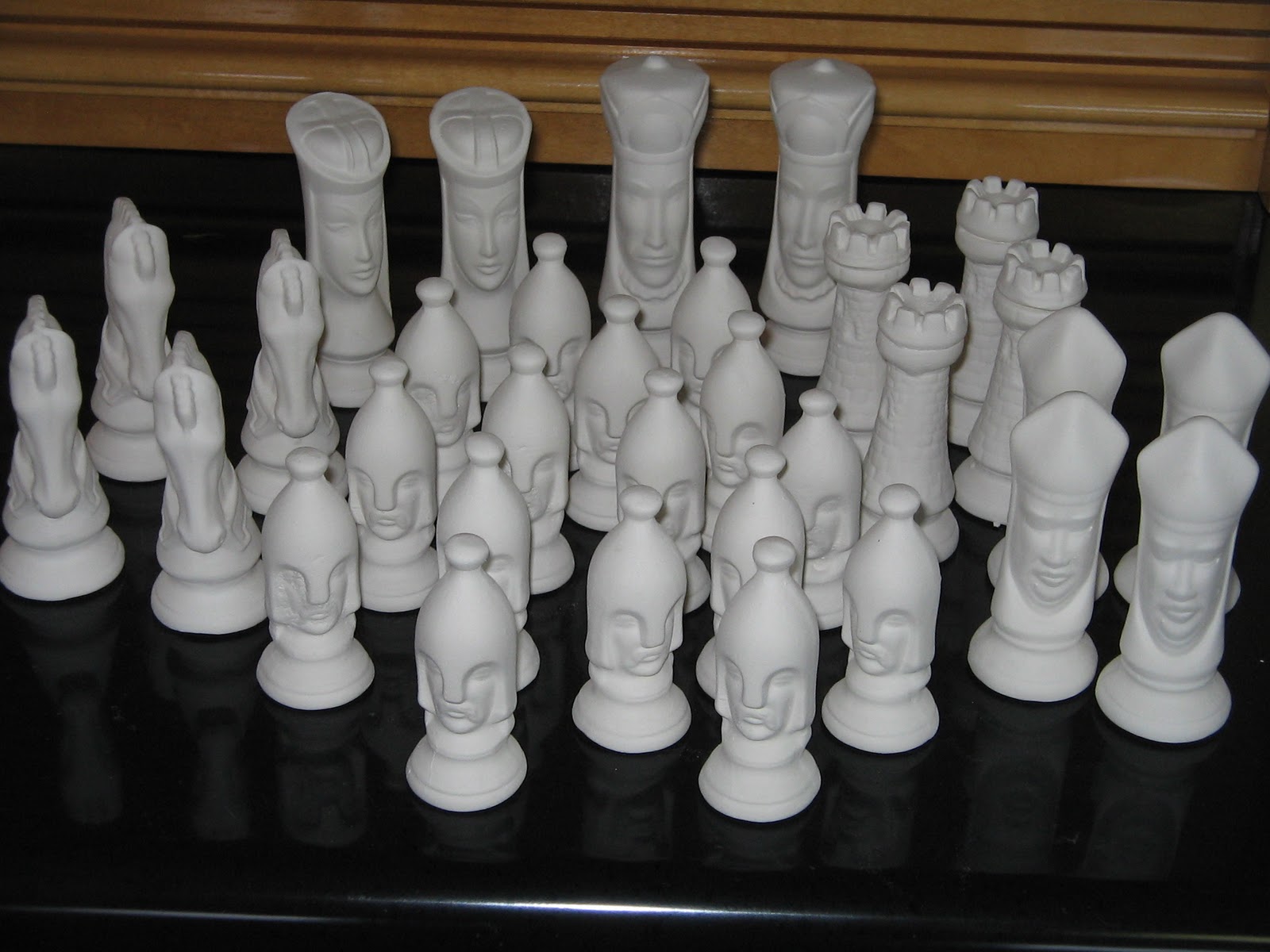 The Bisqueware Barn Blog Ready To Paint Chess Set Ceramic Bisque
