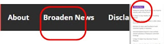 Broaden News Widget Landing Page, Broaden News Sidebar Widget