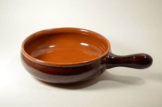 Handmade Pottery Butter Melter or Syrup Warmer, From Miry Clay Pottery