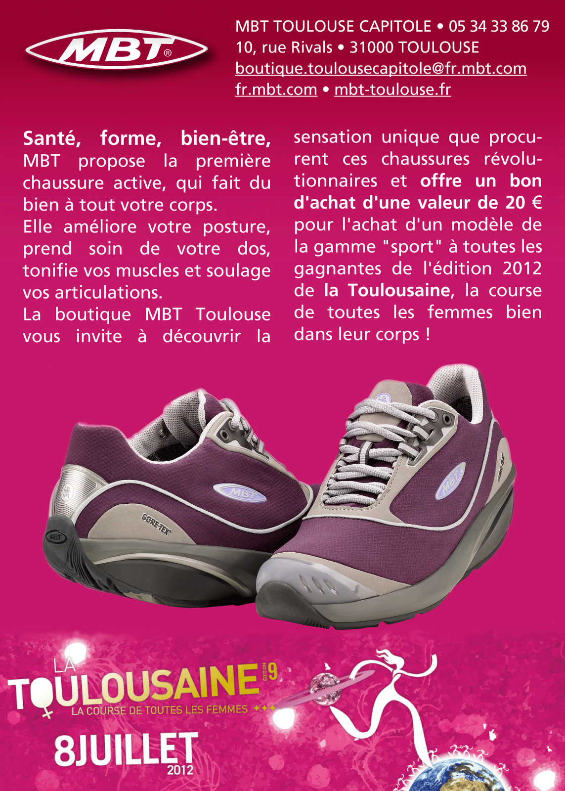 Le blog de MBT Toulouse La Toulousaine, la course de toutes les femmes