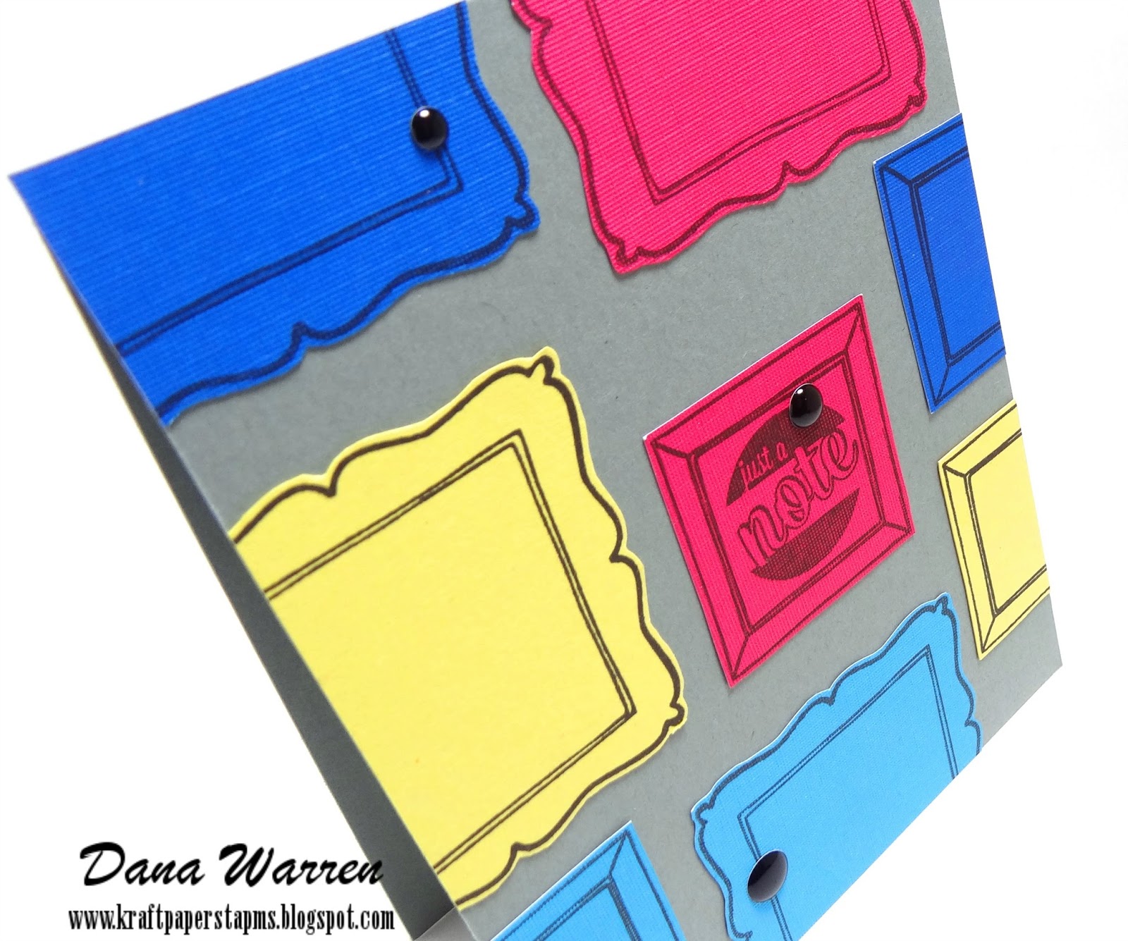 Kraft Paper Stamps Just A Note