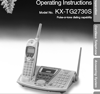 Download Panasonic KX-TG2730S Operating Instructions Manual Panasonic KX-TG2730S Operating Instructions Manual