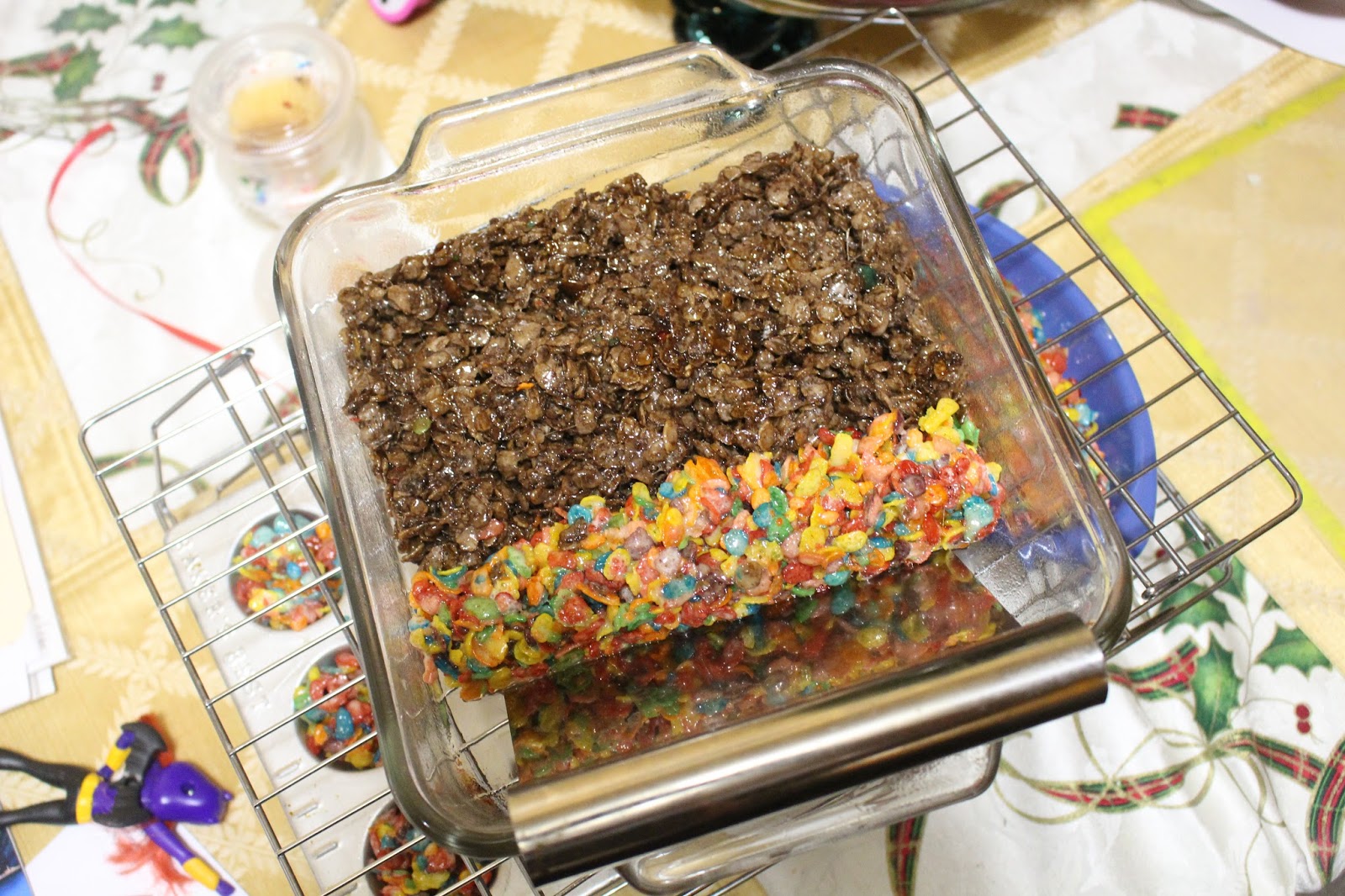Recipe Fruity & Cocoa Pebbles Marshmallow Treats! New Mommy Bliss