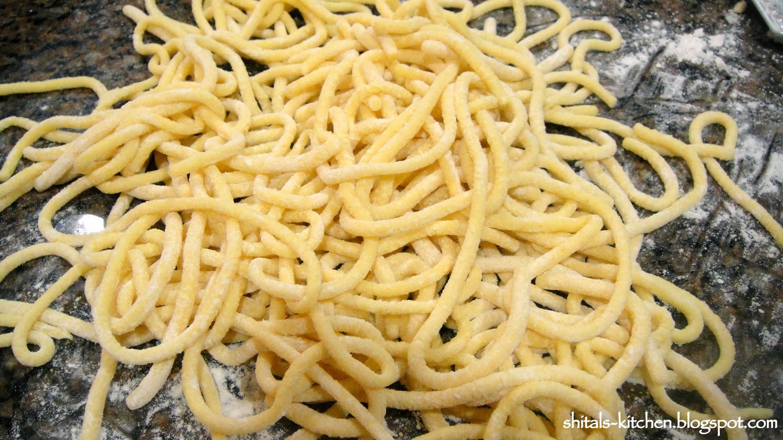 Shital'sKitchen Eggless Spaghetti with Alfredo Sauce