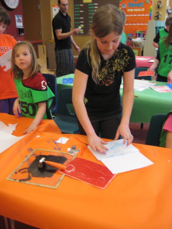 Ms. Liebel's Classroom Scratch Foam Art