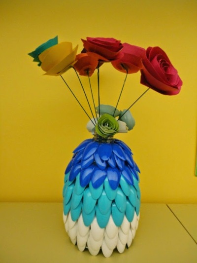 33 Kerajinan Tangan Dari Sendok Plastik