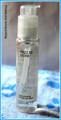 Giovanni Frizz Be Gone Super Smoothing, Anti-frizz Hair Serum Review on Natural Beauty And Makeup Blog