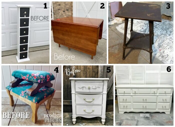 Furniture Fixer Uppers January 2019 Before