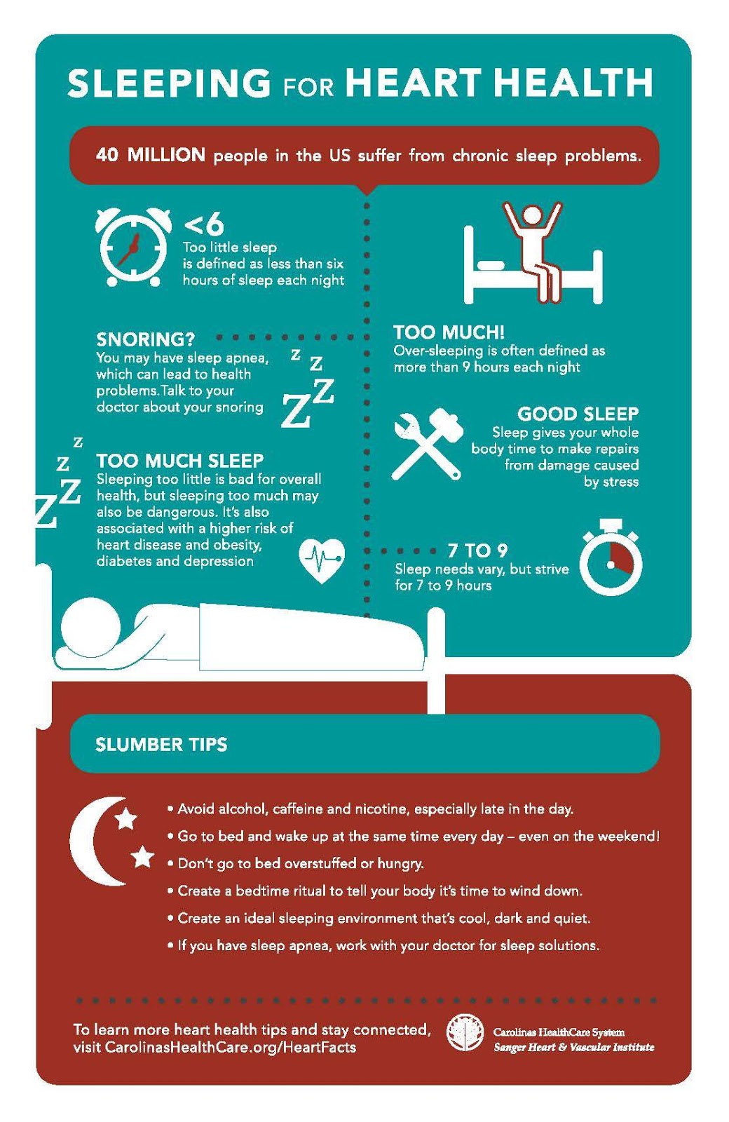 SleepyHeadCENTRAL Sleep Hygiene Tip of the Week Follow your heart