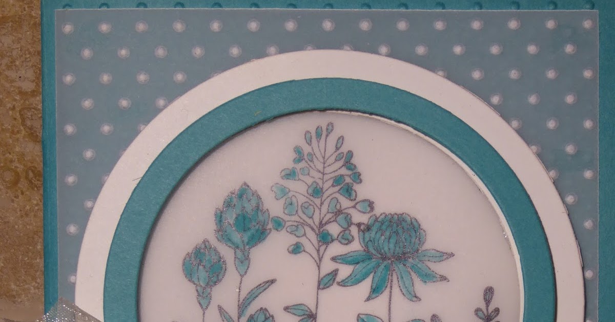 Dry embossing on vellum