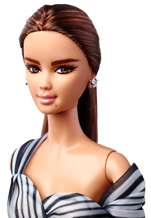 barbie chiffon ball gown