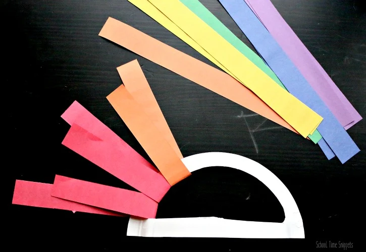 rainbow paper craft instructions