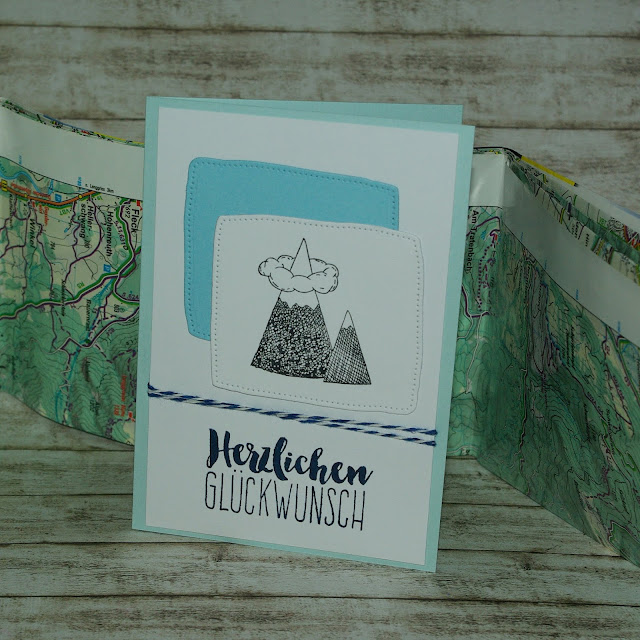 [DIY] Bergige Geburtstagskarte für alle Wanderer, Kletterer und Berg-Liebhaber