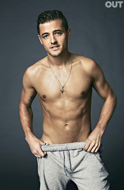 Behind-the-scenes Attitude Cover Shoot, Robbie Rogers