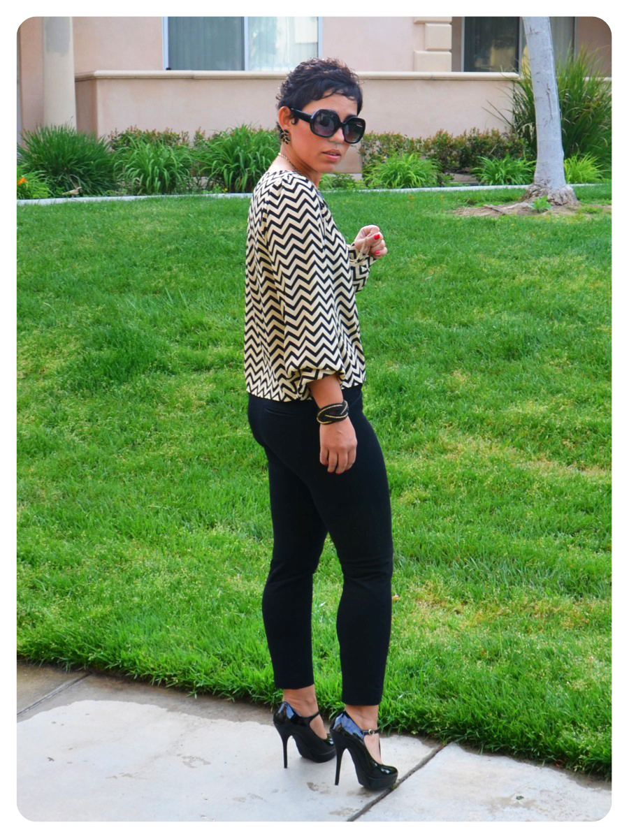 OOTD: Refashioned Top + Patent Leather Pumps |Fashion, Lifestyle, and DIY