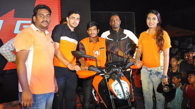 Bajaj Auto launch KTM Duke/KTM Dukes launched in Vijayawada 