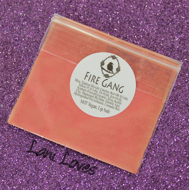 Corvus Cosmetics Fire Gang eyeshadow swatches & review