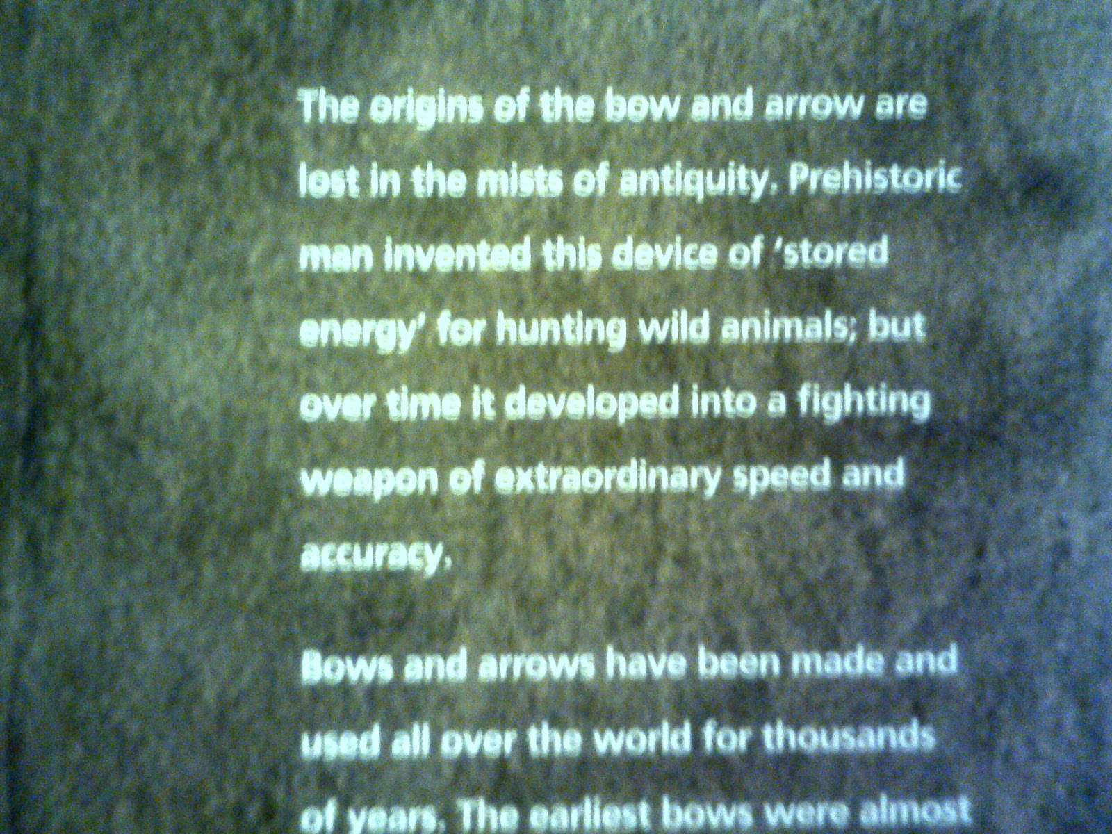 wigton physics Energy flow for a bow and arrow