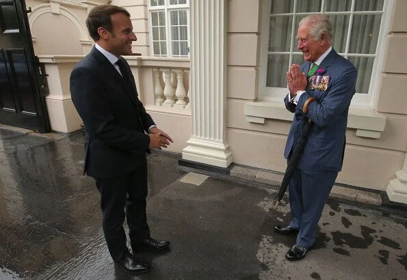The Prince of Wales and The Duchess of Cornwall have formally received French President Emmanuel Macron at Clarence House