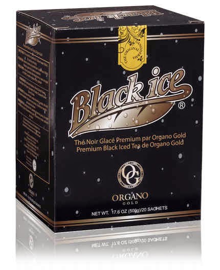 Black Ice Organo Gold Trà đen linh chi