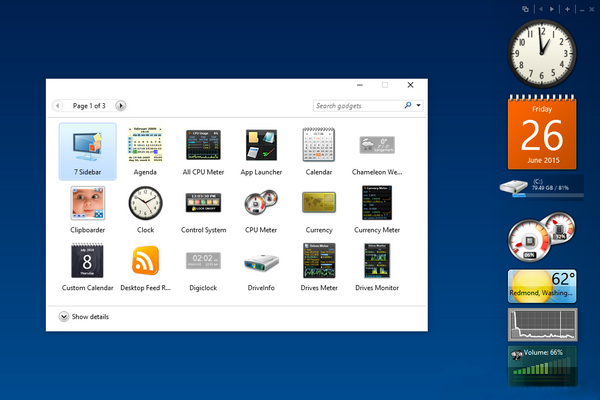 كيف تسترجع " Desktop Gadgets " على ويندوز 10 !