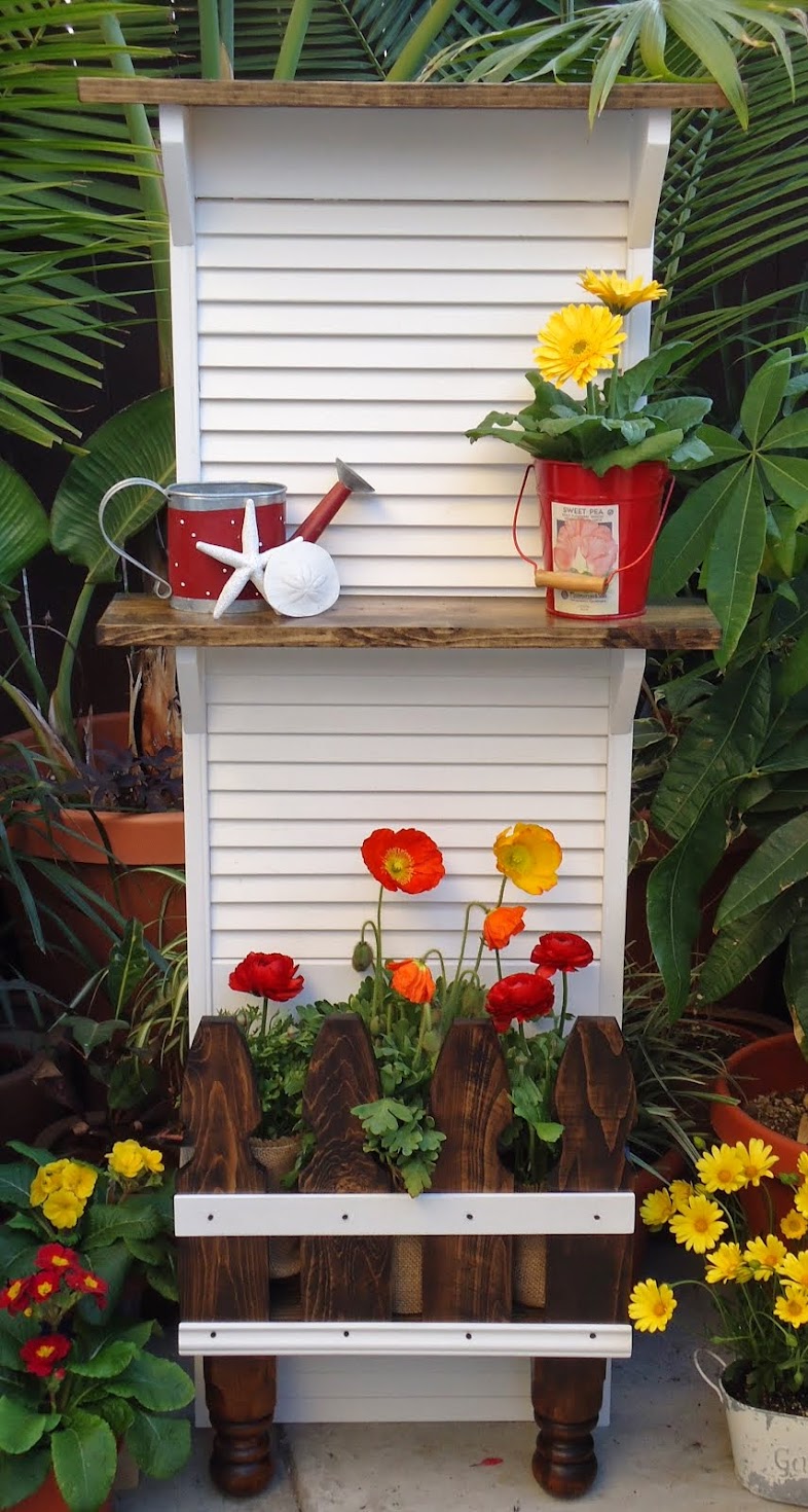 Shutter/Picket Fence Planter - SOLD