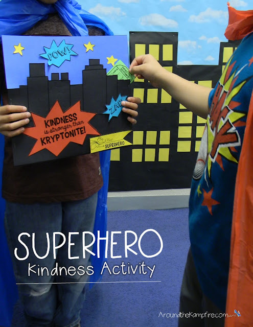 An end of the school year activity: Superhero Kindness Activity~Fill a friend's city with kind words of Kryptonite! An end of the school year activity: Superhero Kindness Activity~Fill a friend's city with kind words of Kryptonite!