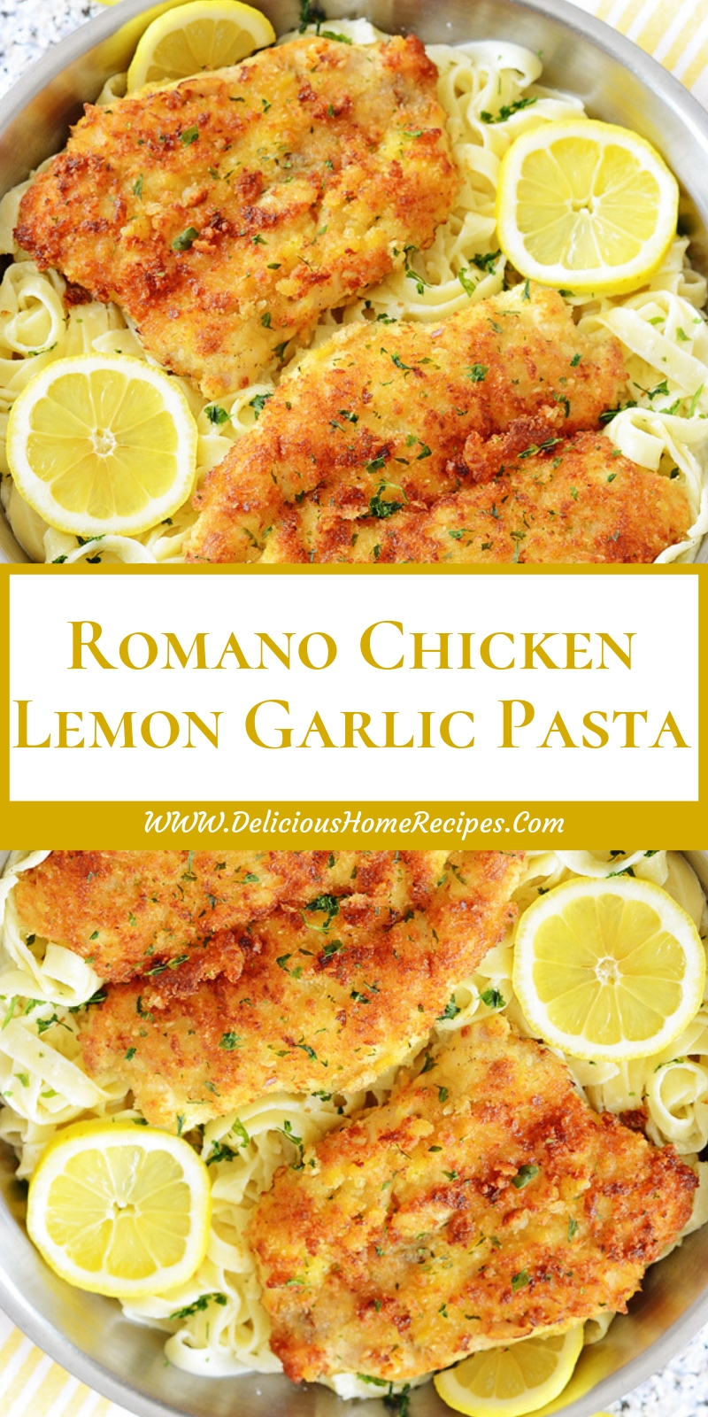 Romano Chicken Lemon Garlic Pasta Romano Chicken Lemon Garlic Pasta