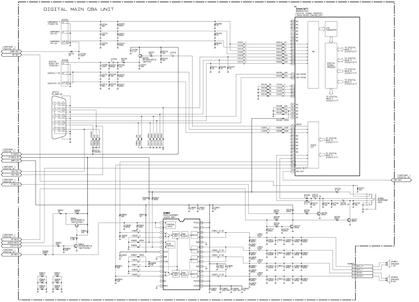 Master Electronics Repair !: PHILIPS 40PFL4609 – CIRCUIT DIAGRAM