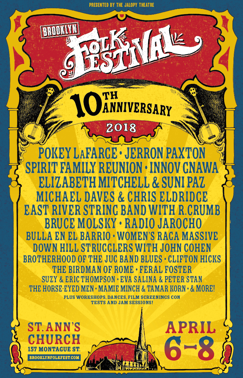 Nick LossEaton Media Brooklyn Folk Fest '18 poster