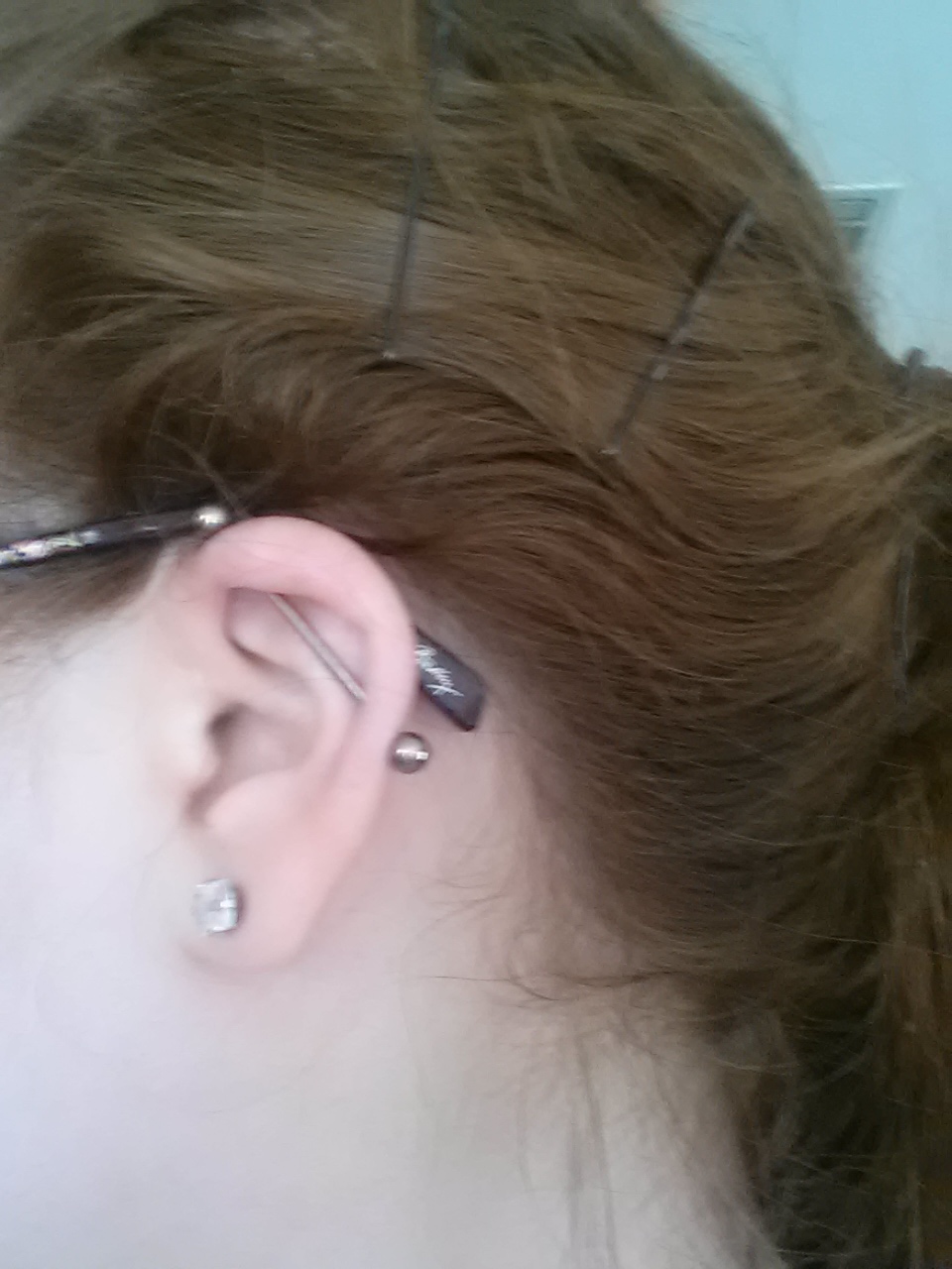 TheVegasGirl My Industrial Piercing