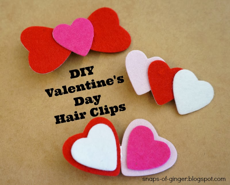 DIY Valentine Heart Clips