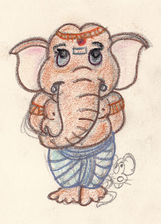 StudioSenthil: Sketches of Pillaiyar
