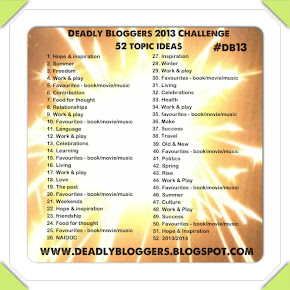 Deadly Bloggers Challenge