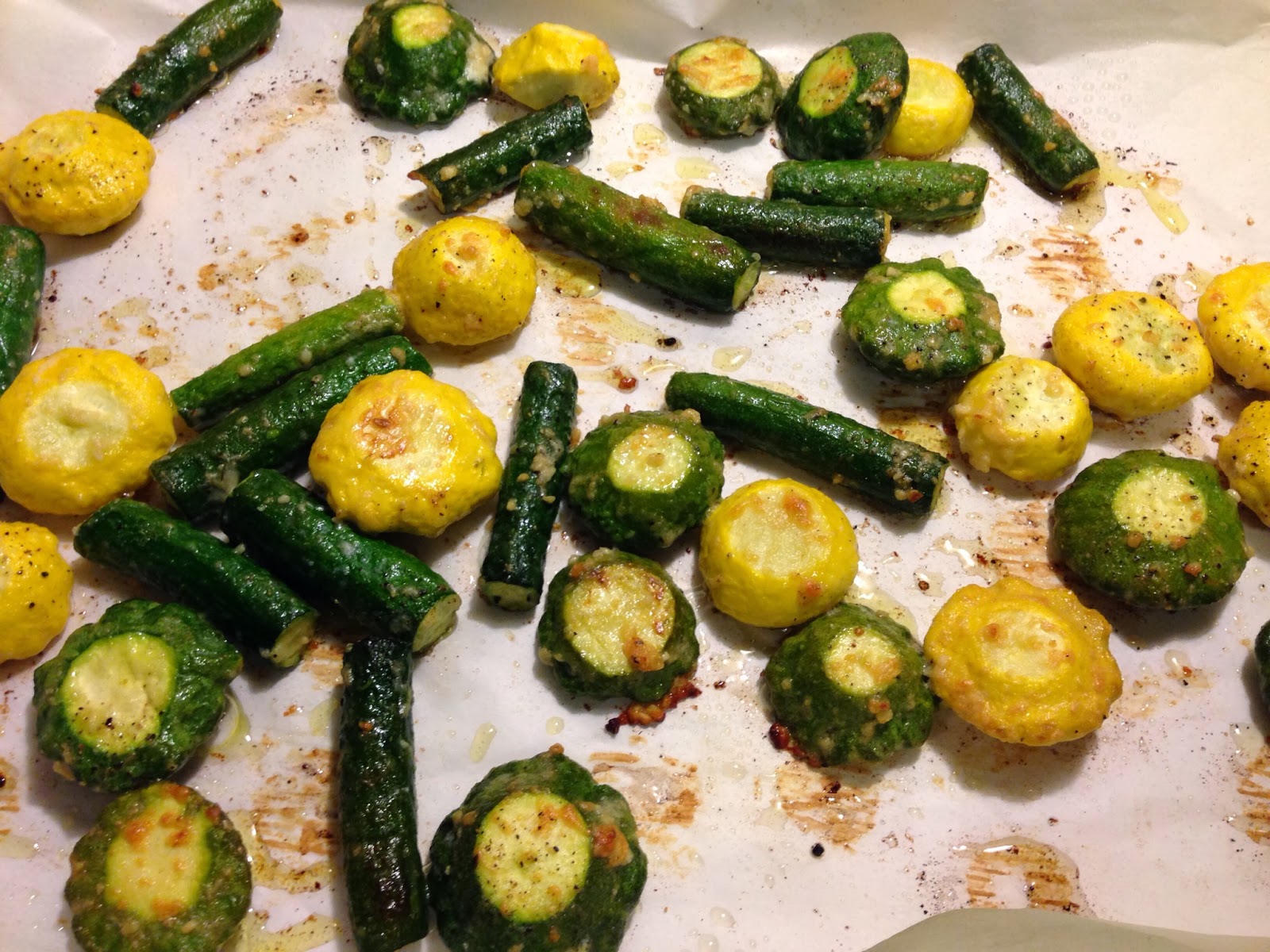 Kismet Kreations Parmesan Garlic Roasted Baby Squash