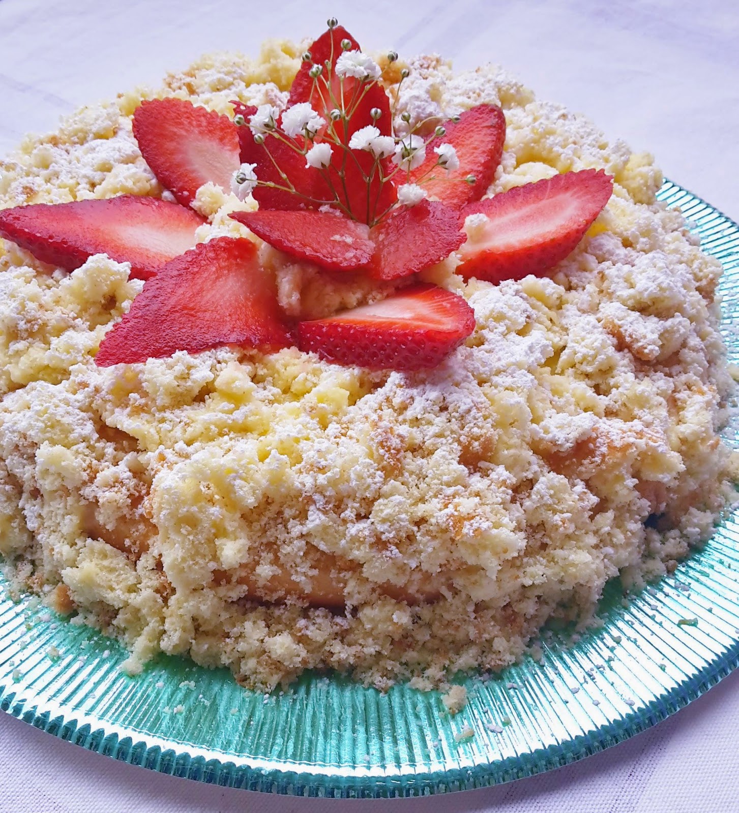 torta mimosa alle fragole